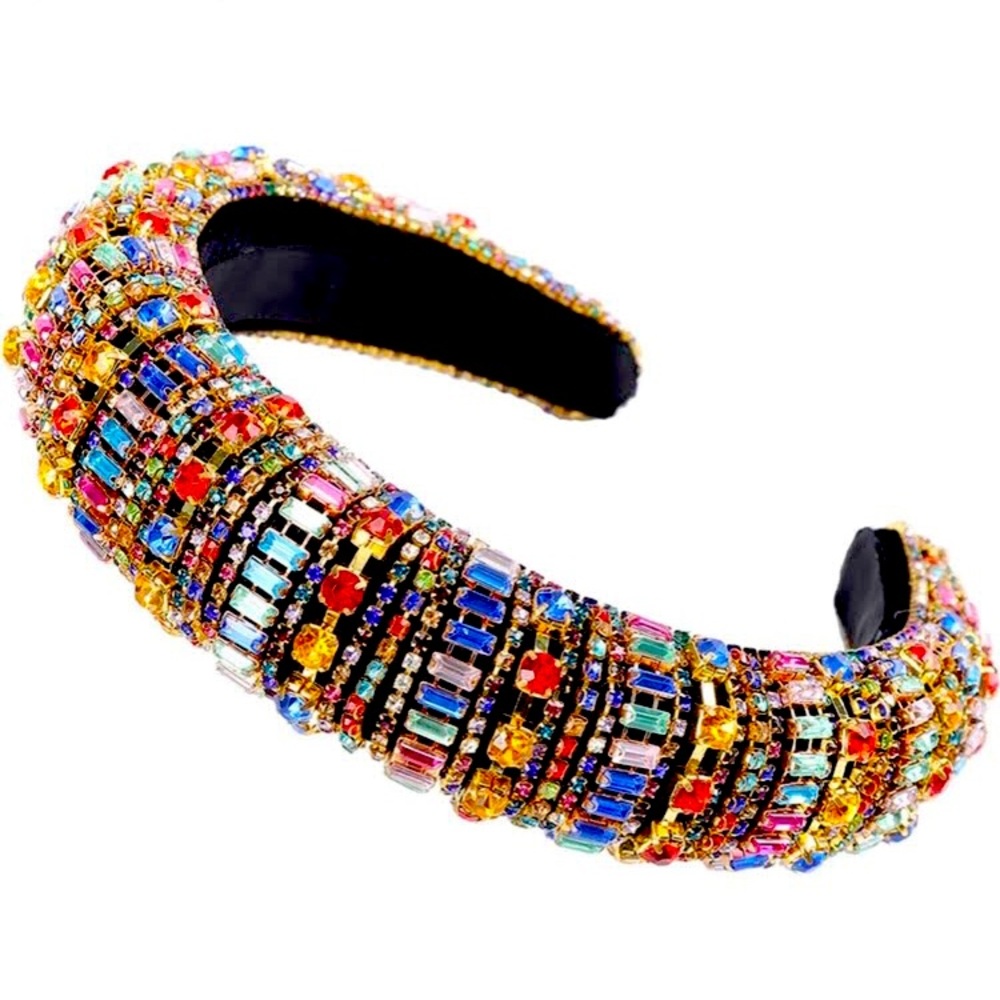 Rainbow 🌈 rhinestone headband